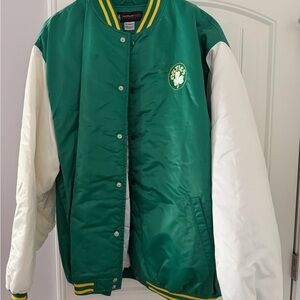 Green and White Celtics Jacket